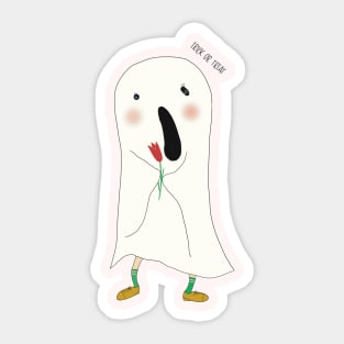 Trick or Treat Sticker